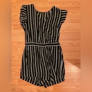 LOFT romper striped size medium